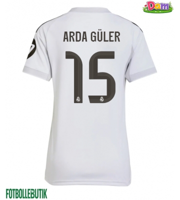 Real Madrid Arda Guler #15 Hemmatröja Kvinnor 2025-26 Kortärmad